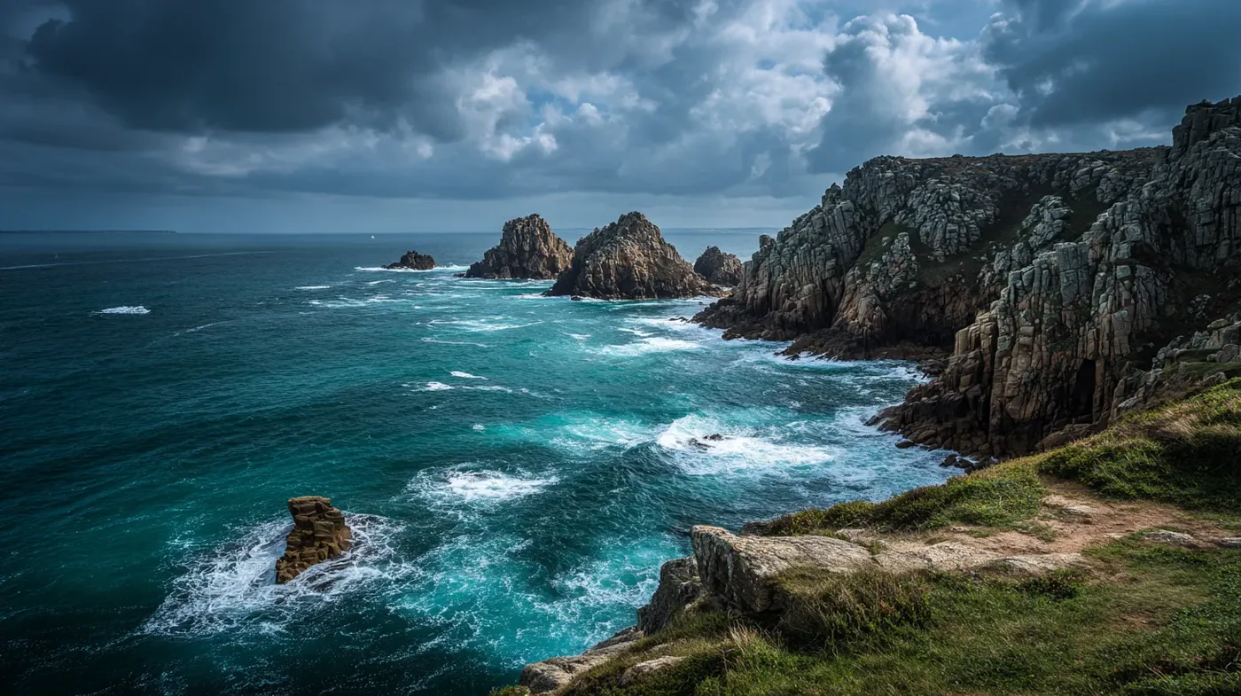 Paysage breton, lieu d'attache et de départ